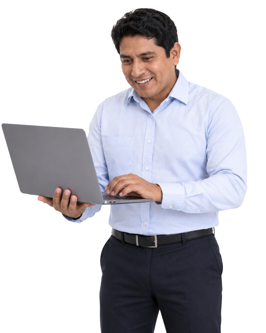 Docente usando inteligencia artificial